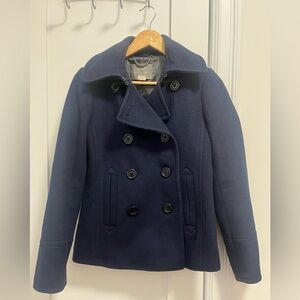 J. Crew Navy Pea Coat